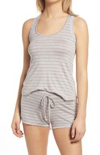 HONEYDEW Womens Pajamas Tank & Shortie 2 Pc Set Berry Stripe Size XL $38 - NWT Kadın Pijama price
