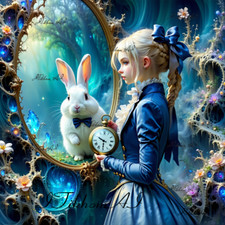 Digital Image Picture Alice Wonderland Painting Wallpaper Background Desktop Art Cam Boyası price