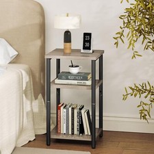 3-Tier End Table Small Side Table Storage Shelf Nightstand with Adjustable Feet Orta Sehpa price