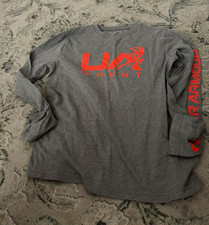 Under Armour UA Hunt Youth M Gray/Orange Long Sleeve Crew Neck Graphic Tee Erkek Çocuk Gömlek price