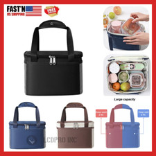 Insulated Lunch Bag Large Capacity Work Office Insulated Box Women and Men Kid Beslenme Çantası price
