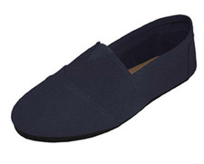 Mens Canvas Classic Slip On Loafer Casual Shoes Black, Sizes:9-12 Erkek Günlük Ayakkabıları price