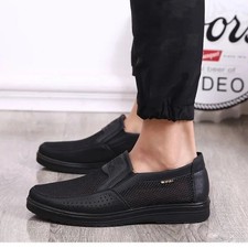 Men's Breathable Slip On Walking Shoes Lightweight Casual Mesh Sneakers Outdoor Erkek Günlük Ayakkabıları price