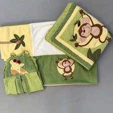 NoJo 3pc Safari Jungle Nursery Baby Crib Bedding Set Bebek Nevresim Takımı price