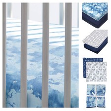 Honest Baby Organic Cotton Bedding Set - Watercolor World - 7pc: Abstract Bebek Nevresim Takımı price