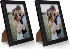 PECULA 2 Pack 5x7 Picture Frame, Black for Wall and Tabletop Display, Resist... Resim & Fotoğraf Çerçevesi price