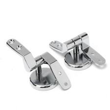 1Set Zinc Alloy Toilet Seat Hinges Replacement Hinges With Screw Fittings Klozet Kapağı price