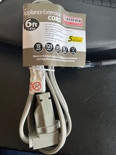 Certified Appliance Accessories 15-Amp Right Angle Appliance Power Cord, 6ft Beyaz Eşya Aksesuarları price