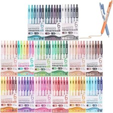 Acrylic Painting Gel Pens, 6 Colors Set, 0.7mm Extra Fine Point Retractable Pen Kalem Seti price