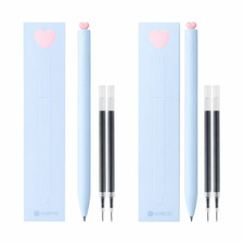KACO Cute Heart Gel Pen Set 0.5 Black Ink ( Blue) Kalem Seti price