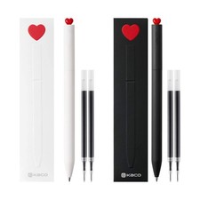 Cute Heart Gel Pen Set(black&white) (Wholesale) Kalem Seti price