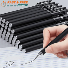 Ballpoint Pens Black Matte Gel Ink Pens Set 0.5mm Extra Fine Tip Smooth Writing Kalem Seti price