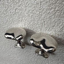 Tiffany & Co. Bean Cufflinks Elsa Peretti Silver SV925 1.2 x 2.0cm Accessory Kol Düğmesi price