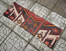 Turkish Kilim Pillow Cover Sofa Rug 11''x35'' Decorative Handmade Cushion Cover Kilim price