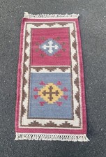 Hand-woven Kilim 100% Wool Area Rug 1’9 X 3’4 Kilim price