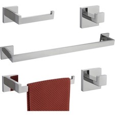 TASTOS 5-Piece Bathroom Hardware Set Wall Mounted Bathroom Accessory Set Banyo Aksesuar Seti price