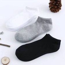 Lot 1-12 Pairs Mens Womens Ankle Socks Sport Cotton Crew Socks Low Cut Invisible Soket Çorap price