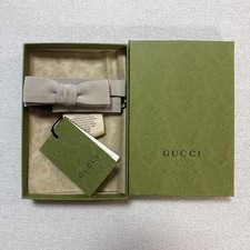 New Gucci Silk Bow Tie Beige Made In Italy Adjustable NWT Box Included Papyon price