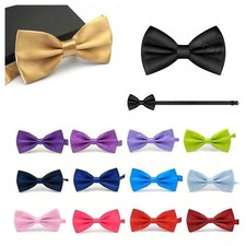Mens Bow Tie Pre-tied Fashion Novelty Adjustable Tuxedo Bowtie Wedding Necktie Papyon price