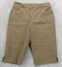 Christopher & Banks Capri Pants Womens 8 Brown Denim Stretch 5 Pocket Casual Kadın Capri / Kapri price