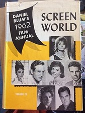 SCREEN WORLD 1962 By Daniel Blum - Hardcover *Excellent Condition* Biblo price