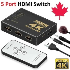 5-Port HDMI Switch Switcher Selector Splitter Hub Box 4K 1080P For TV PC Hub & Switch price
