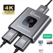 Bi Directional 4K HDMI 2.0 Cable Switcher Splitter HUB 2 in 1 out and 1 in 2 out Hub & Switch price