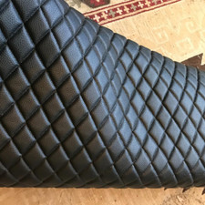 Faux Leather Fabric PVC Foam Backing Quilted Vinyl Car Upholstery Headboard Grey Yatak Başlığı price