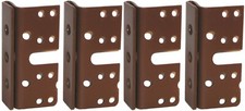 Headboard / Bed Post Brackets (4) Fit 2 Hook On Bed Rails  3-3/4" x 1-3/4" Yatak Başlığı price