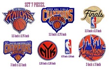 NEW YORK KNICKS🏀NBA🏀SET7pcs patches Embroidery iron on &Sewing on Clothes Ütüler price