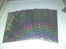 5X HOLOGRAPHIC SILVER PAPER 30X21 CM/1 SIDE/ Elişi Kağıdı price