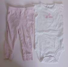 Carter's Bodysuit Set Pink Bunny Baby Girls Size 12M Bebek Zıbın Seti price