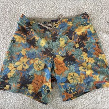 Patagonia All Over Floral Print Board Shorts Bathing Suit Size 33 Erkek Plaj Giyimi price