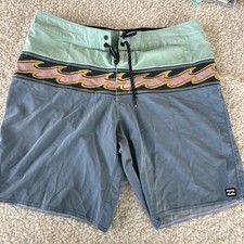 Billabong Blue Wave Board Shorts - Size 36 Erkek Plaj Giyimi price
