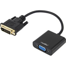 Rocstor Y10A198-B1 Premium DVI-D to VGA Active Adapter - Resolutions up to 1920x Computer Converters and Adapters price