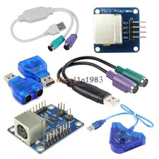 Dual PSX PS1 PS2 Female to USB Male Adapter Converter Keypad Driver for Arduino Computer Converters and Adapters price