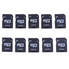 10 Pack Micro SD TF to SD Adapter Converter Card Memory Reader Computer Converters and Adapters price
