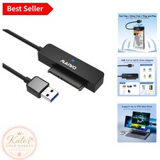 Lightweight SATA to USB Adapter - High-Speed 5Gbps Converter for 2.5 Inch Drives Computer Converters and Adapters price