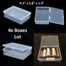 4PCS Small Plastic Storage Container Box DIY Coins Screws Jewelry Charms Travel Eşya Saklama Kutusu price