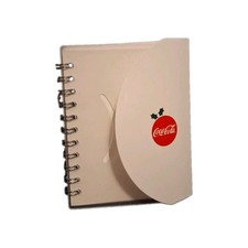 Small Coca-Cola Spiral Bound Pocket Notebook Journal White Plastic Cover Spiralli Defter price