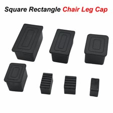 Square Rectangle Chair Leg Cap Rubber Feet Protector Pads Furniture Table Covers Mobilya Aksesuarları price