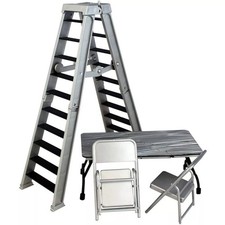 Ladder Table Chair Playset for WWE Wrestling Action Figures Accessories Set Masa - Sandalye Seti / Takımı price