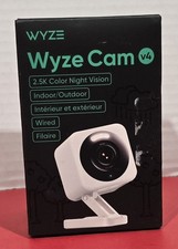 Wyze Cam V4 2.5K Color Night Vision Indoor/Outdoor Google Alexa Brand New Security Cameras price