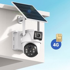 XIAOWV 4G LTE Cellular 8MP Solar Safety Surveillance Camera With Solar Panel Security Cameras price