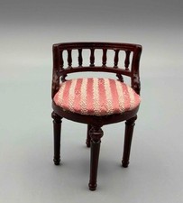 MINIATURE DOLLHOUSE 1:12 BESPAQ MAHOGANY VANITY/DRESSER STOOL - 2393A-MH-WSD Dresser price