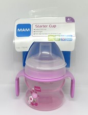 MAM Starter Cup Sippy Cup, Drinking Cup with Extra-Soft Spout Pink Baby Cup-Sippy Cup price
