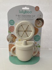 New Lulyboo 3-in-1 Teaching Cup- Sippy Training and Snack Cup-BPA Free 4+ Months Baby Cup-Sippy Cup price