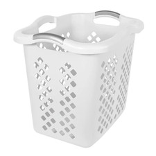 2 Bushel Plastic Laundry Basket Hamper with 4 Handles Breathable Ventilation Dur Laundry Basket price