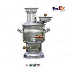 Samovar Camping Water Heater BBQ Tea Kettle & Tent Stove (Porcelain Handle) Samovar price