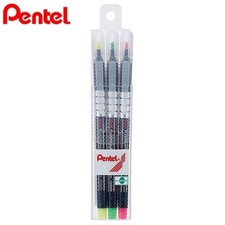 Pentel Highlighter Pen 3 Colors (Yellow/Pink/Green) Fluorescent Marker Highlighter Pen price